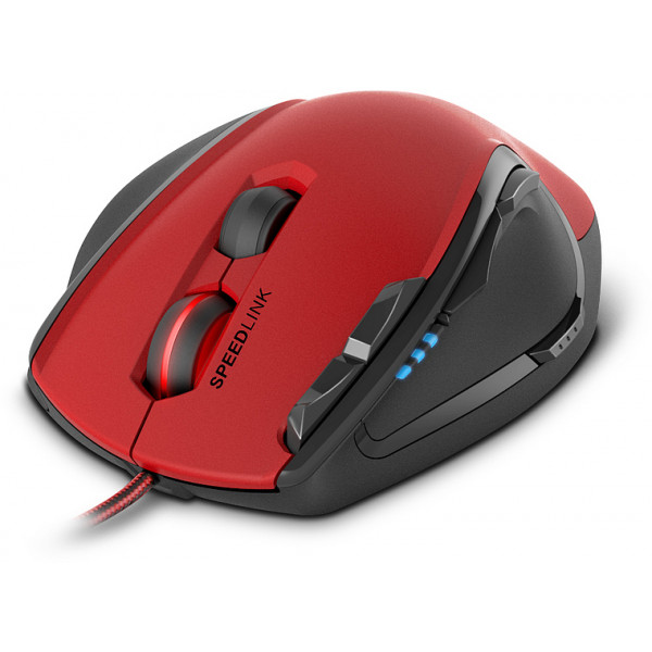 SPEEDLINK SL-6390-RD datormöss USB Optisk 3200 DPI