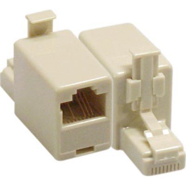 Korskopplingsadapter, gör en rak TP-kabel korsad