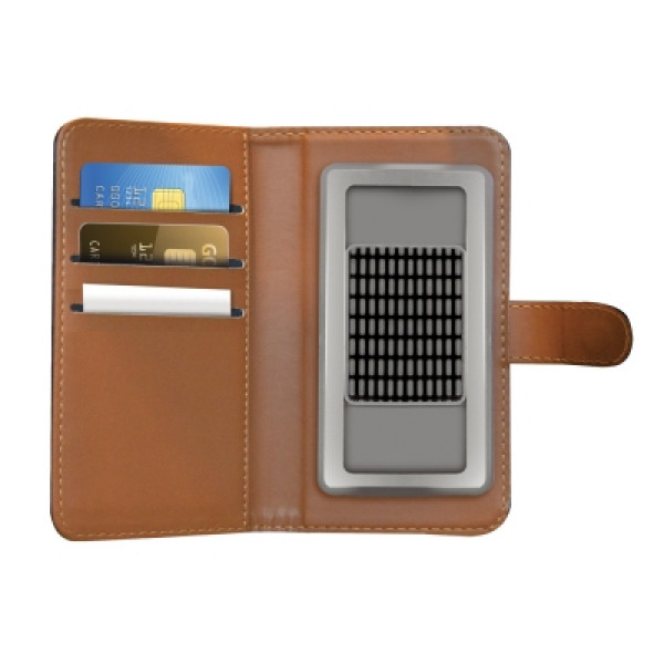 Celly WALLY UNICA mobiltelefonfodral 11,4 cm (4.5") Plånbok Svart