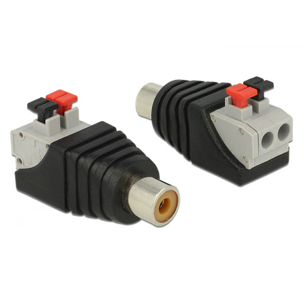 DeLOCK 65565 kabeladaptrar RCA Svart, Grå, Röd
