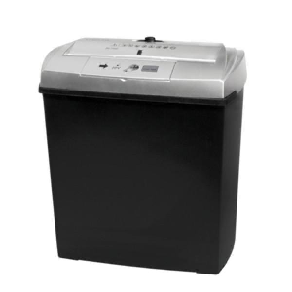LogiLink AV501 Strip shredding 74dB 220mm Svart, Silver dokumentförstörare