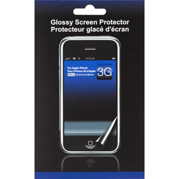 Skärmskydd - iPhone 3G/3GS blankt (2-pack).