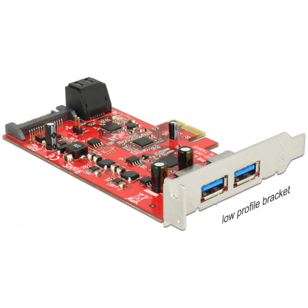 DeLOCK 89389 Intern SATA,USB 3.0 nätverkskort/adapters