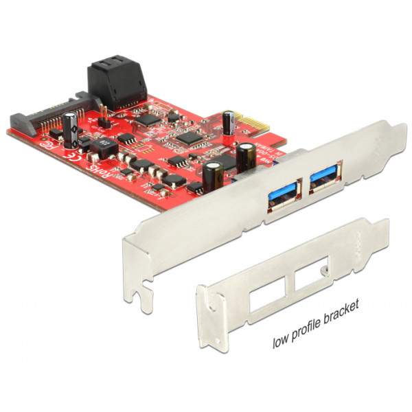 DeLOCK 89389 Intern SATA,USB 3.0 nätverkskort/adapters