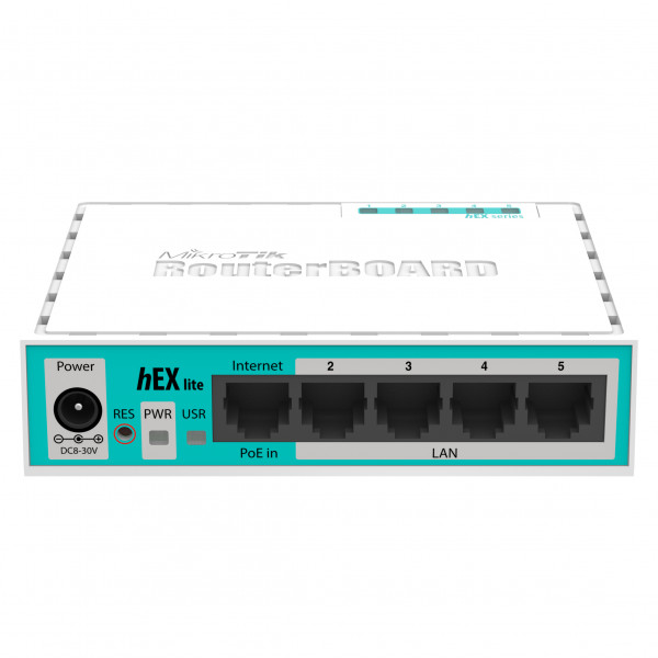 Mikrotik hEX lite kabelansluten router Nätverksansluten (Ethernet) Vit