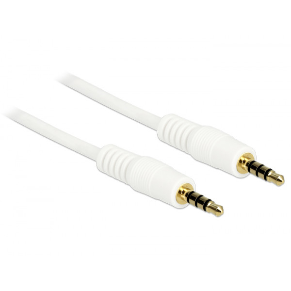 DeLOCK 84731 ljudkabel 15 m 3,5mm Vit