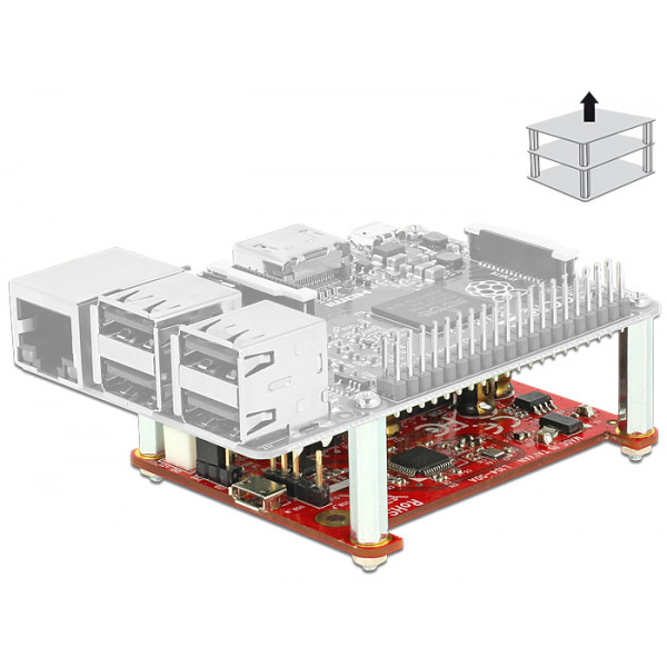 DeLOCK 62650 nätverkskort/adapters Intern USB 2.0