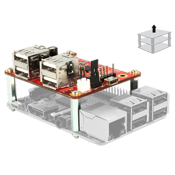 DeLOCK 62650 nätverkskort/adapters Intern USB 2.0