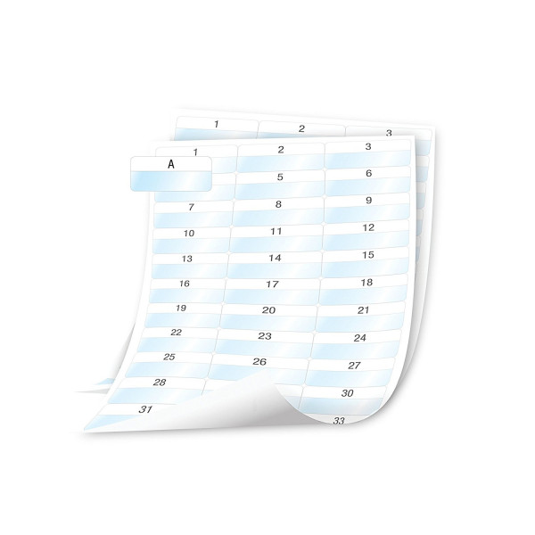 DYMO XTL laminerede omviklingsetiketter til ledninger/kabler (etiketark)