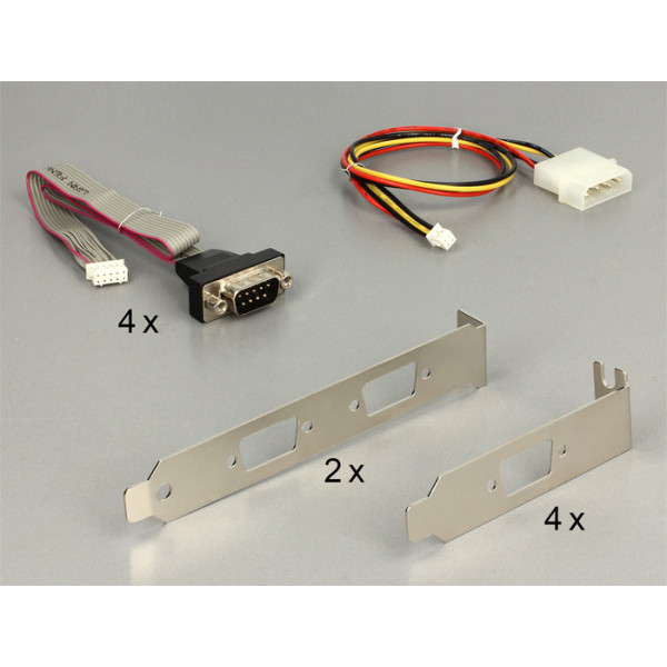DeLOCK 95244 Intern Serial nätverkskort/adapters