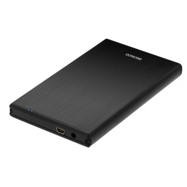 Externt kabinett 2.5" SATA USB 3.0 Deltaco Svart