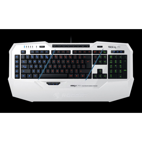 ROCCAT Isku FX USB QWERTY Nordiska språk Vit
