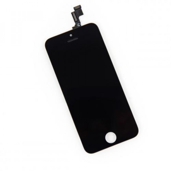 Glas iPhone 5C - Svart Hög kvalitet Grade AAA