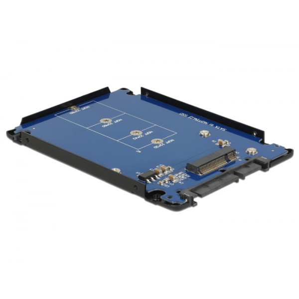 DeLOCK 62688 SSD enclosure Svart Hölje för lagringsenheter
