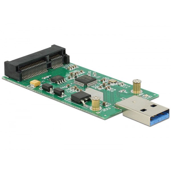 DeLOCK 62681 mSATA nätverkskort/adapters