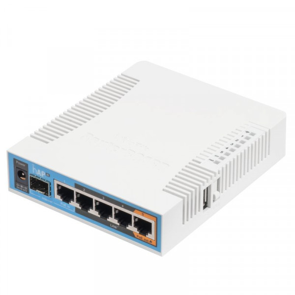 Mikrotik hAP ac access-punkter för trådlösa nätverk 500 Mbit/s Strömförsörjning via Ethernet (PoE) stöd Vit