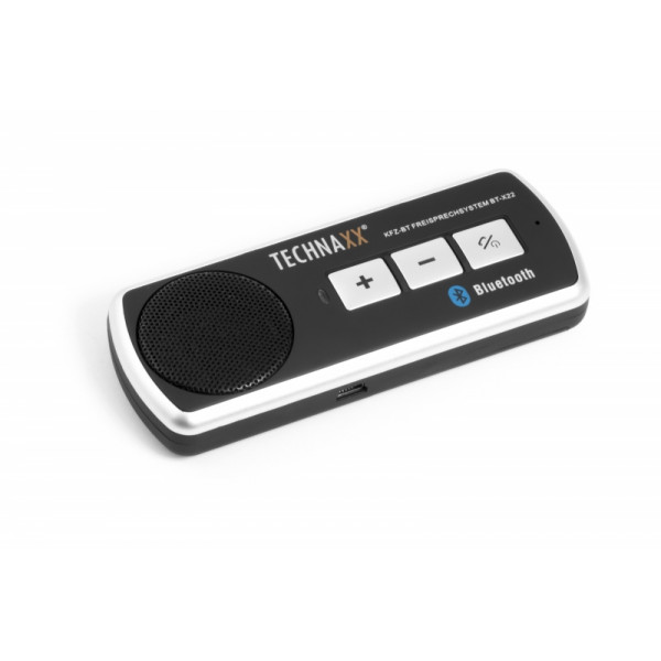 Technaxx BT-X22 högtalartelefoner Mobiltelefon Svart, Silver Bluetooth