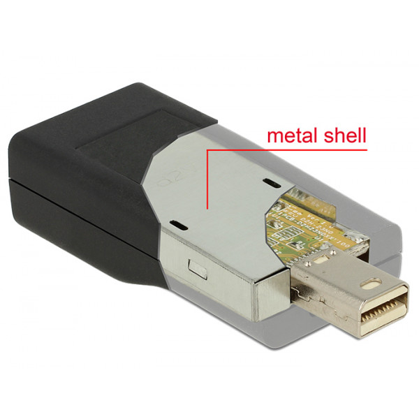 DeLOCK mini Displayport/HDMI Svart