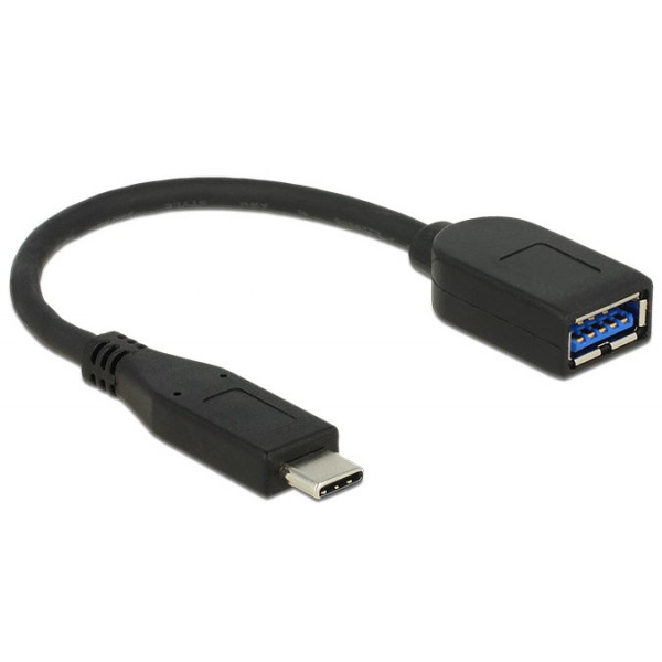 DeLOCK USB 3.1 Gen 2 Type-C/Typ-A USB 3.1 Gen 2 Type-A Svart