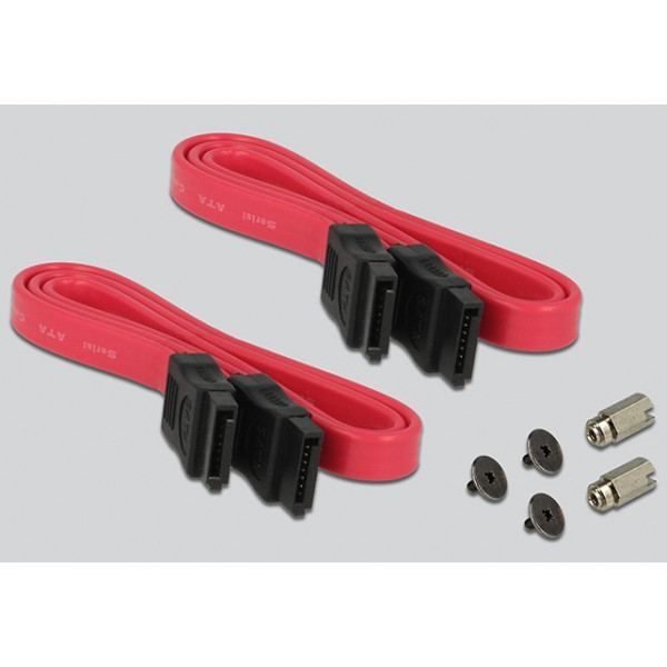 DeLOCK 2x 67-pin M.2 key B - 2x SATA 7-pin nätverkskort/adapters Intern