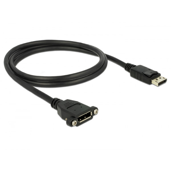 DeLOCK 1m M-F 1m DisplayPort DisplayPort Svart
