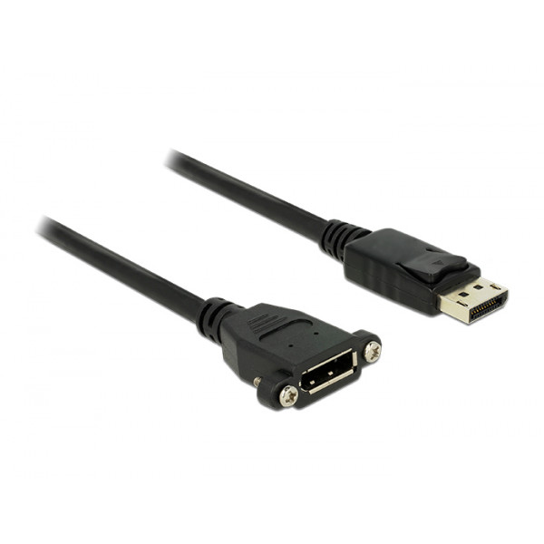 DeLOCK 1m M-F 1m DisplayPort DisplayPort Svart