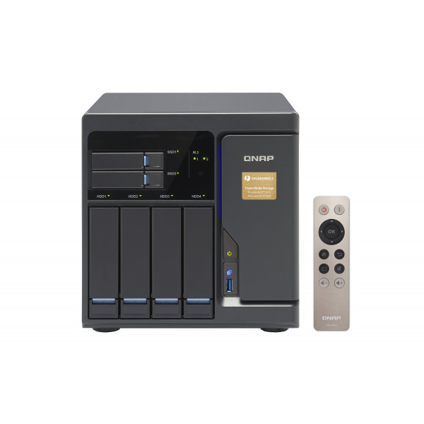 NAS - QNAP TVS-682T-i3-8G med 10xGigabit Ethernet. TVS-682T-i3-8G