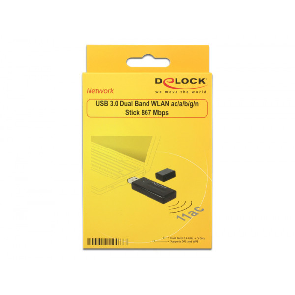 DeLOCK 12463 WLAN 867Mbit/s nätverkskort