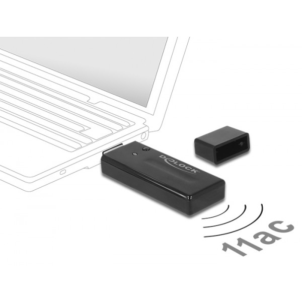 DeLOCK 12463 WLAN 867Mbit/s nätverkskort