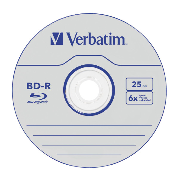 Verbatim DataLife 6x BD-R 25GB 5styck