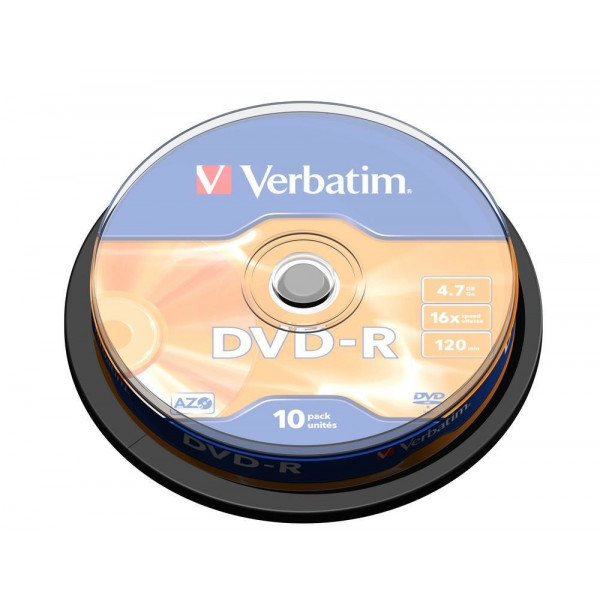 Verbatim DVD-R Matt Silver 4,7 GB 10 styck