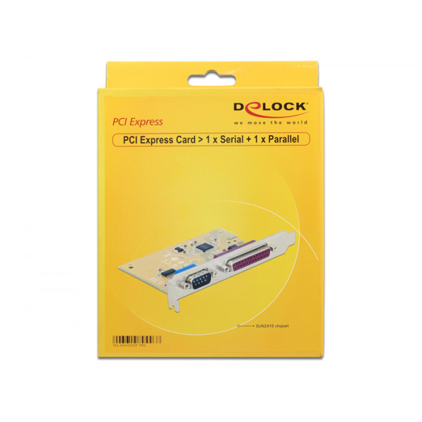 DeLOCK 89446 Intern Parallel,Serial nätverkskort/adapters