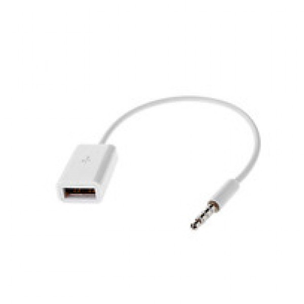 Microconnect AUDUSBFW kabeladaptrar 3.5mm USB A Vit