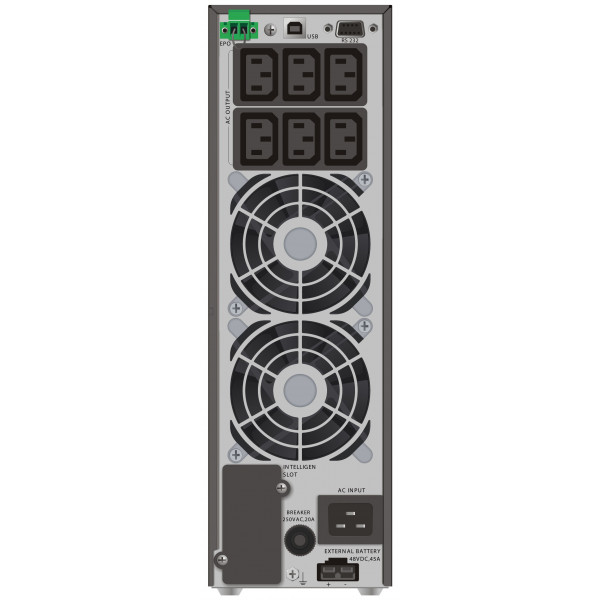 PowerWalker VFI 2000 TGS Dubbelkonvertering (Online) 2000VA 6AC-utgångar strömskydd (UPS)