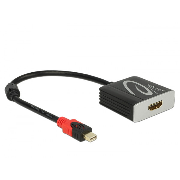 DeLOCK 62735 kabeladaptrar miniDisplayport HDMI Svart