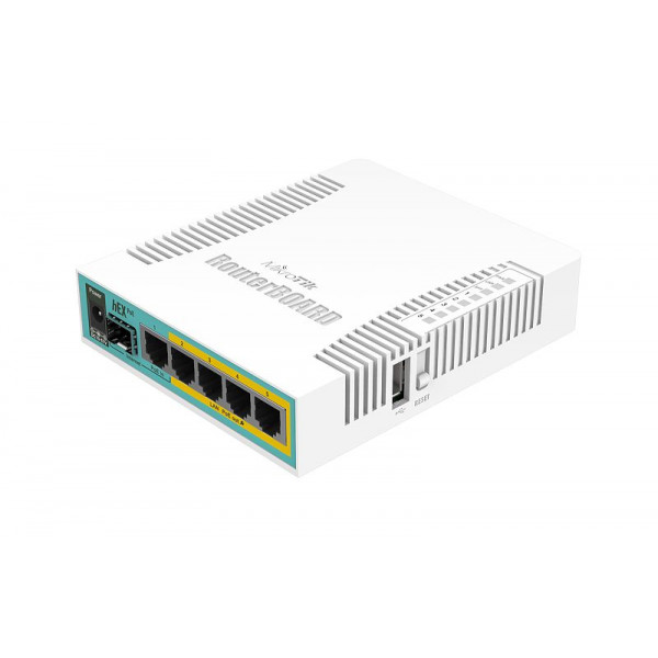 Mikrotik hEX PoE kabelansluten router Nätverksansluten (Ethernet) Vit