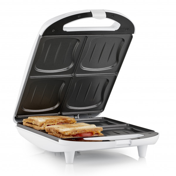 Tristar SA-3065 smörgåsgrillar 1300 W Svart, Vit