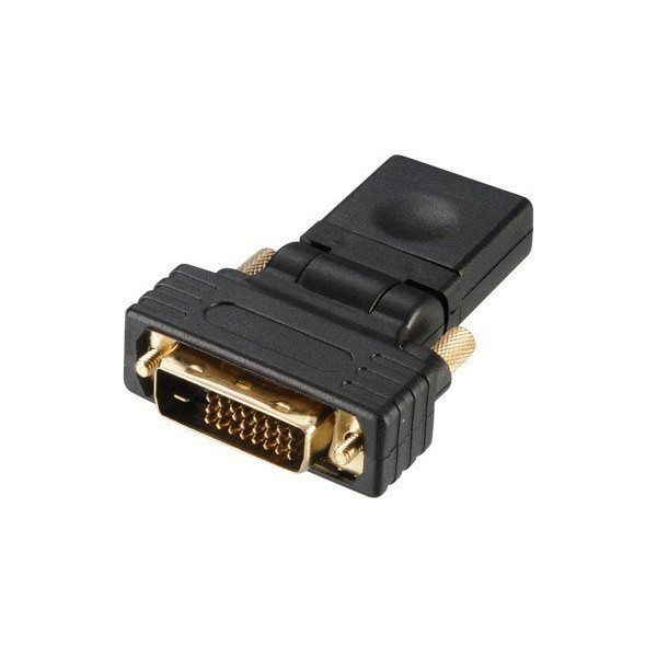 Akasa AK-CBHD16-BK kabeladaptrar DVI-D HDMI Svart