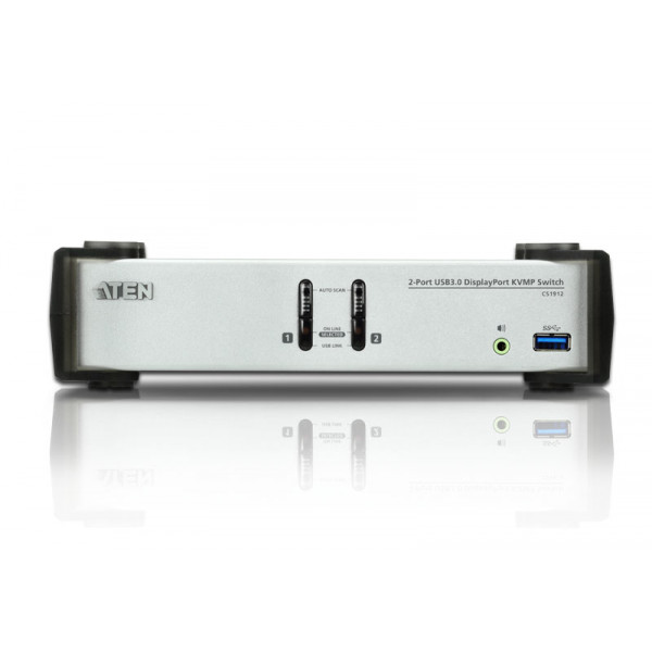 Aten CS1912 Svart, Grå KVM-switchar