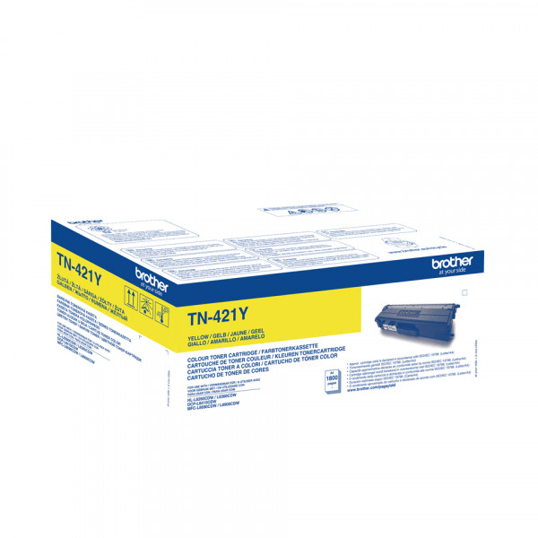 Brother TN-421Y Tonerkassett Original Gul 1 styck