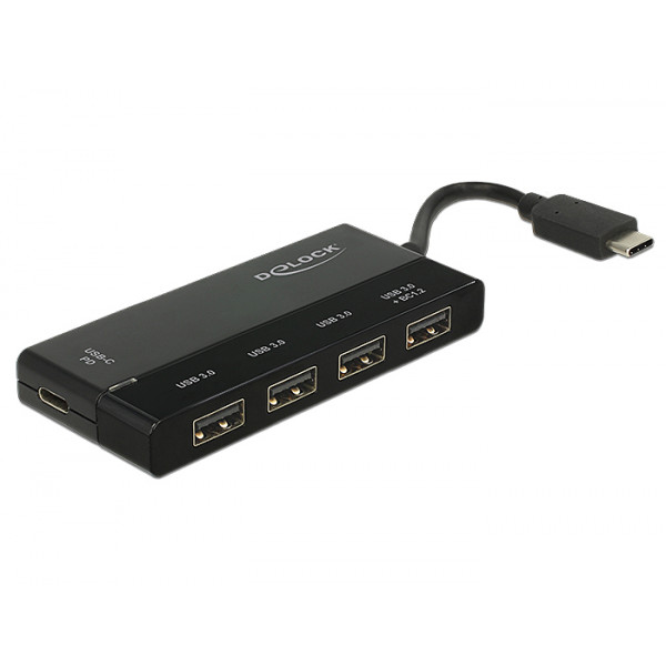 DeLOCK 62793 USB 3.0 (3.1 Gen 1) Type-C 5000Mbit/s gränssnittshubbar