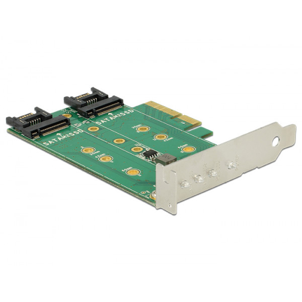 DeLOCK 89518 Intern M.2,SATA nätverkskort/adapters