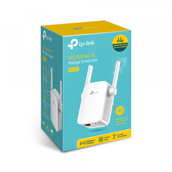 TP-LINK AC750 433 Mbit/s Network repeater