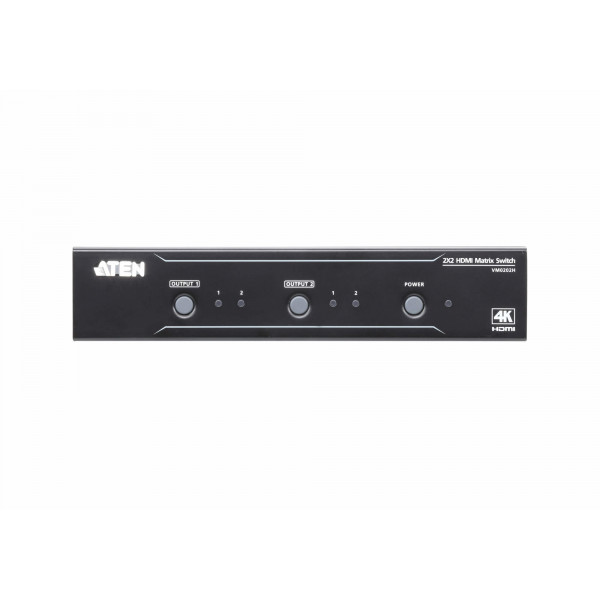 Aten VM0202H KVM-switchar Rackmontering Svart