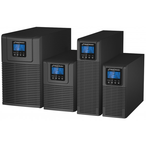 PowerWalker VFI 2000 TGB Dubbelkonvertering (Online) 2000VA 4AC-utgångar strömskydd (UPS)