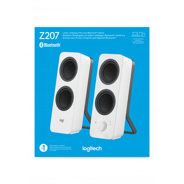 Logitech Z207 högtalare 10 W Vit