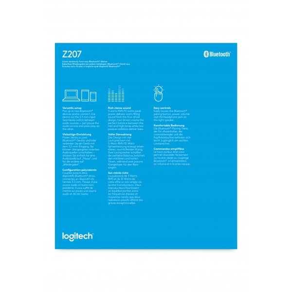 Logitech Z207 högtalare 10 W Vit