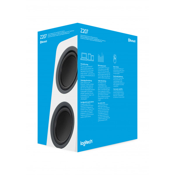 Logitech Z207 högtalare 10 W Vit