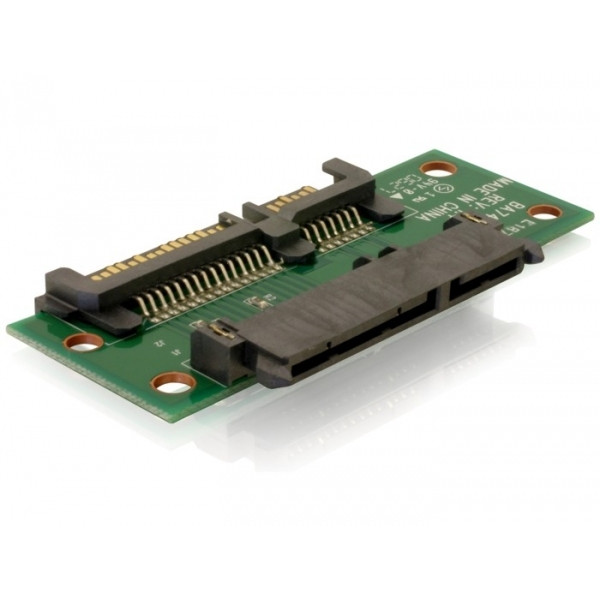DeLOCK Adapter SATA 22pin Grön