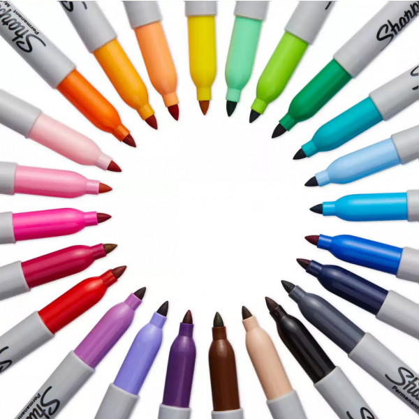 Sharpie Fine Point markeringspennor Svart Fin spets